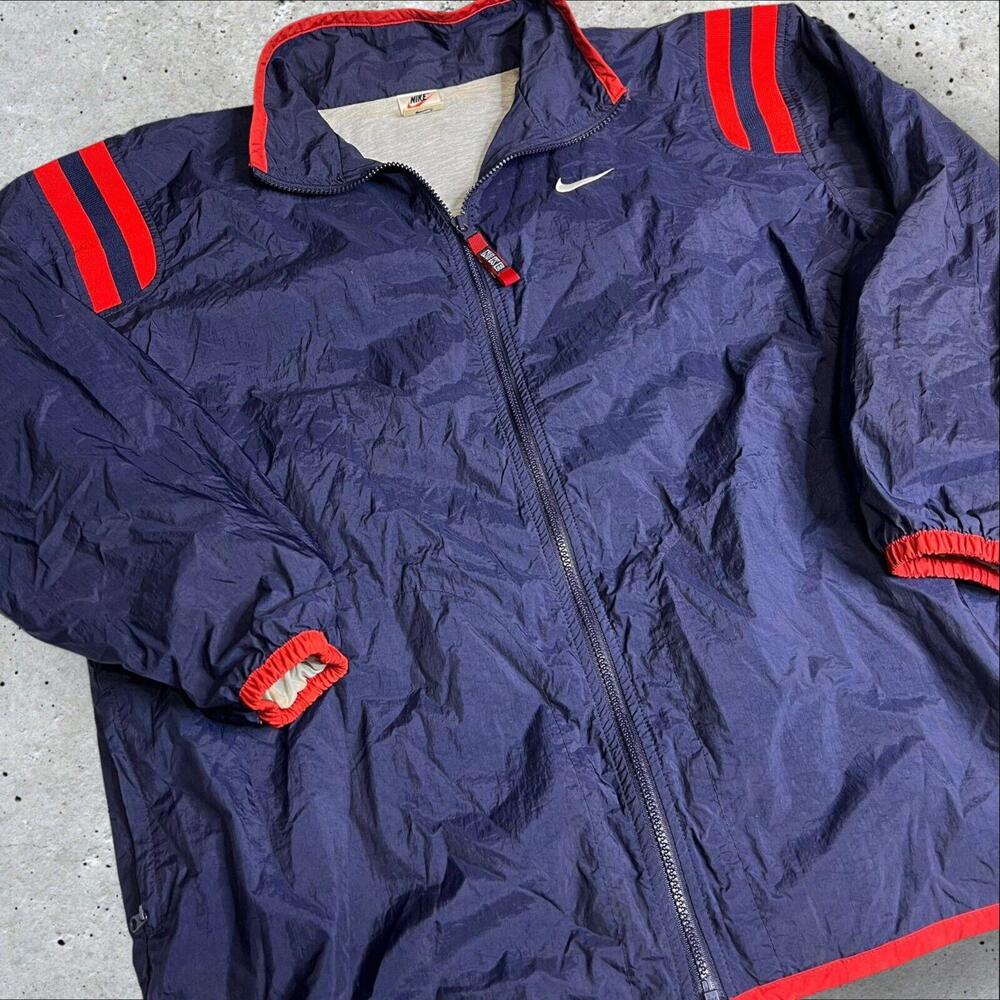 Nike Kid's Navy and Red Full Zip‎ Jacket Size XL